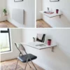 SpaceSave EEZY floating desk for Smart Space Living - White