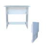 Flip n Flat Folding Desk 80x50 cm - White