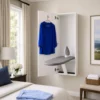 Folding Wall Mounted Ironing Board Cupboard In Bedroom
