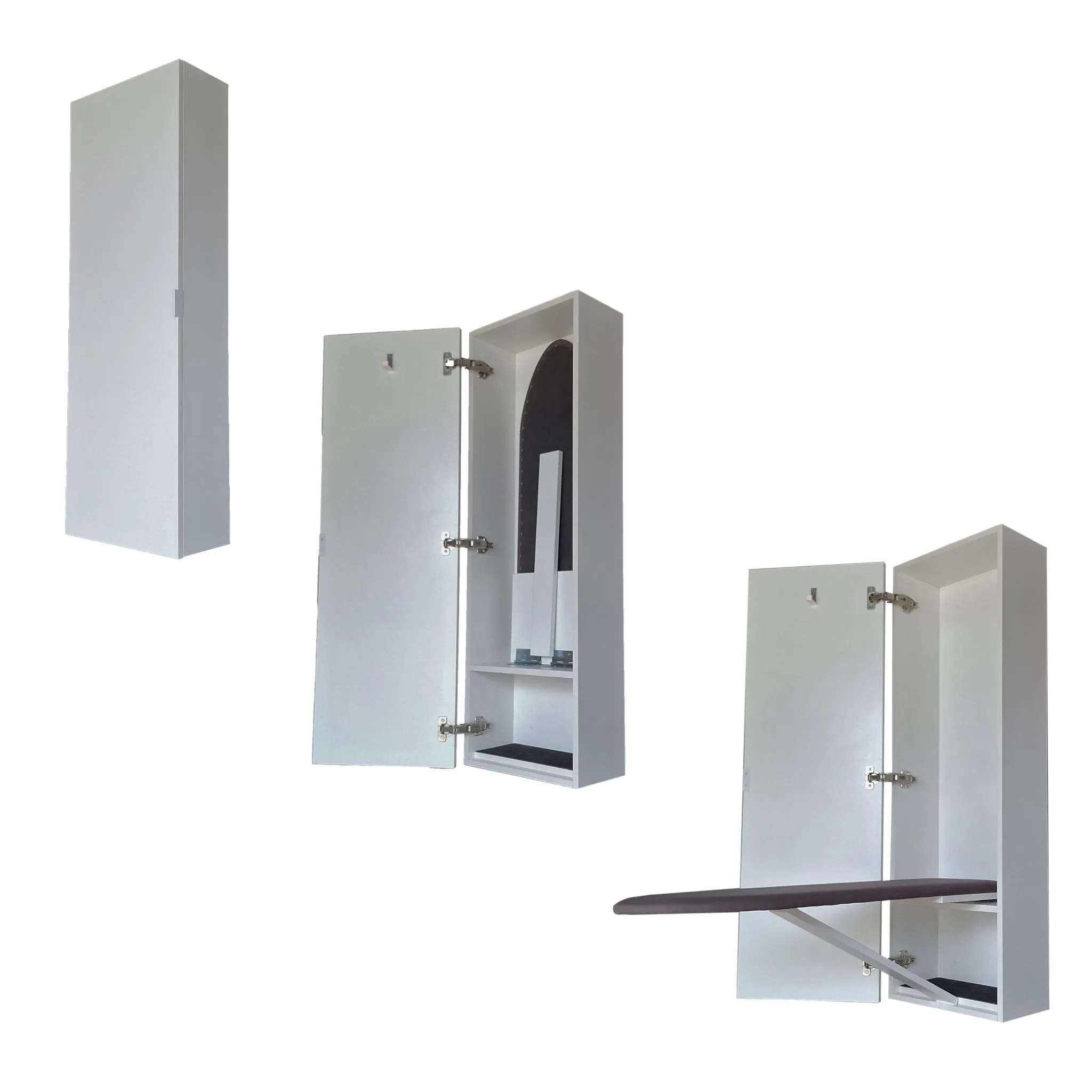 Folding Wall Mounted Ironing Board Cupboard