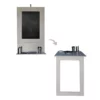 Fold Up Wall Mounted Desk - Desert Taupe