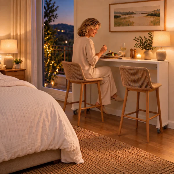bedbridge rolling over bed desk queen flat top white